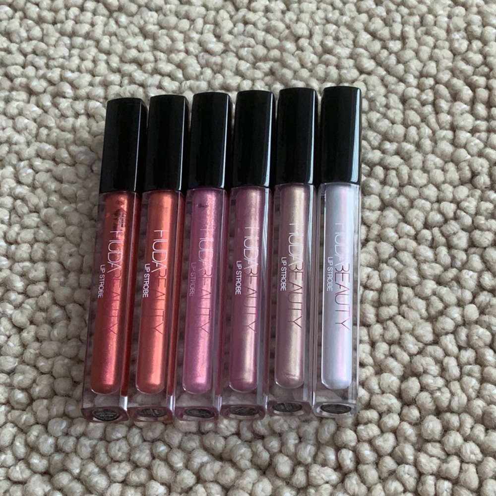 HUDA beauty lip strobe new! No boxes bundle and save!